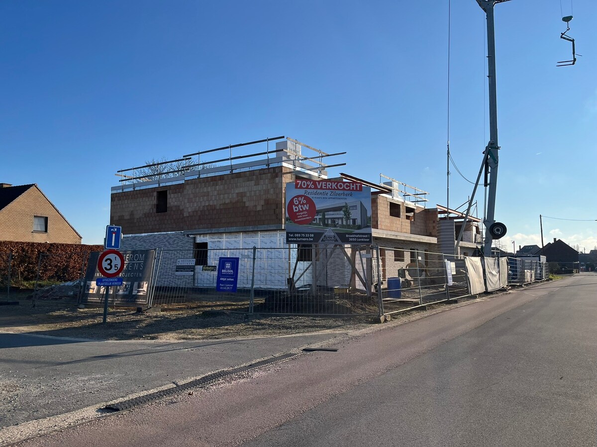 Residentie Zilverberk te Lanklaar: 10 riante appartementen 