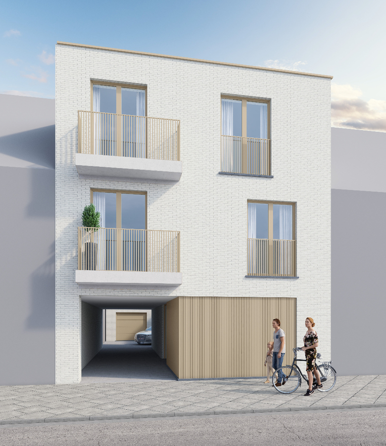 Nieuwbouw garagebox in centrum Westkerke 