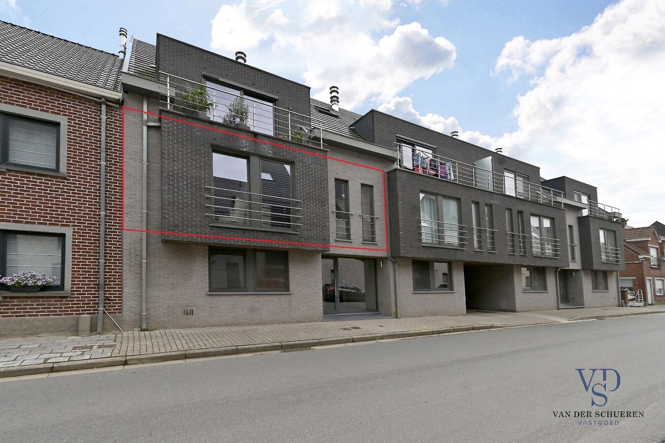 Aangenaam appartement in centrum Asper. 