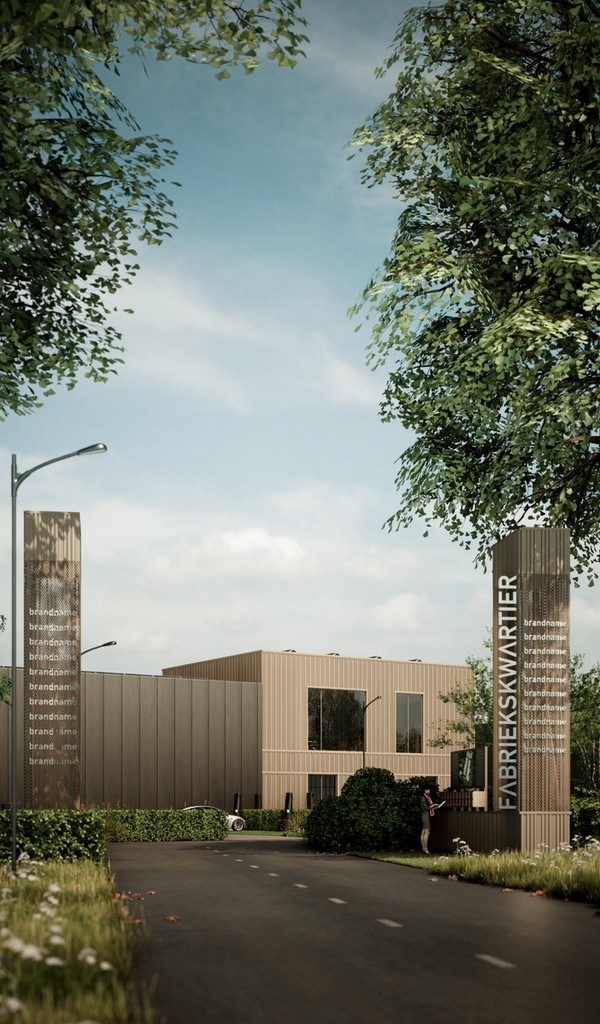 Nieuwbouw loodsen ter reservatie in project Heultje Westerlo