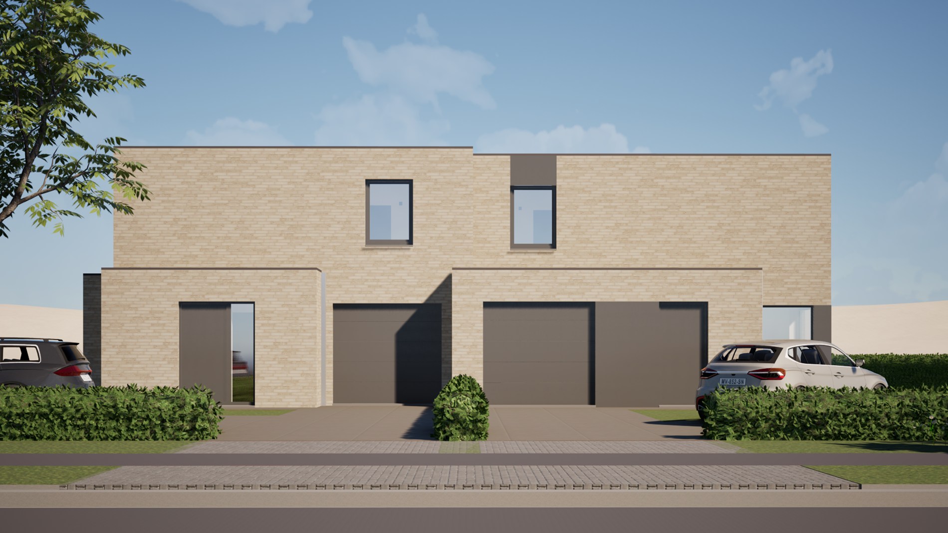 Ruime halfopen bebouwing op 973 m² met landelijke verzichten te Torhout 
