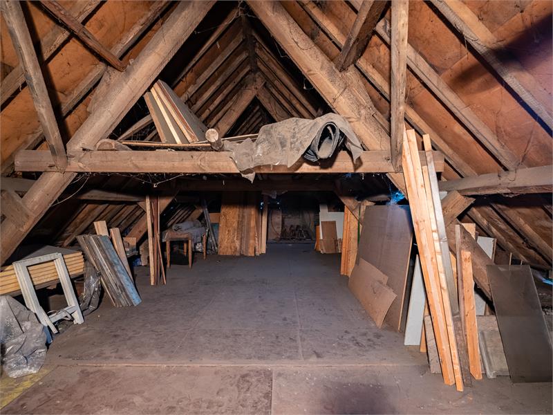 Ruime hoeve met grote schuur en veel potentieel. 