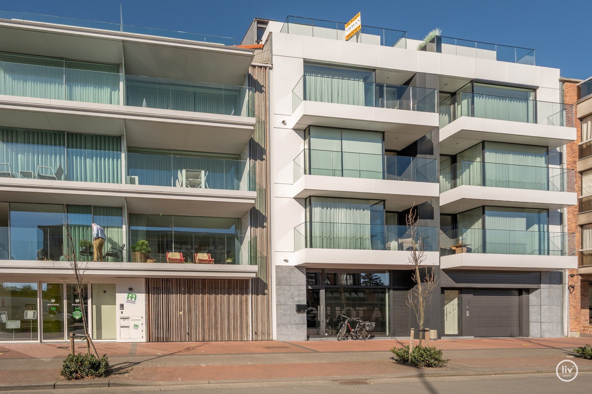 Élégant et récemment rénové duplex appartement au cœur de Knokke. 