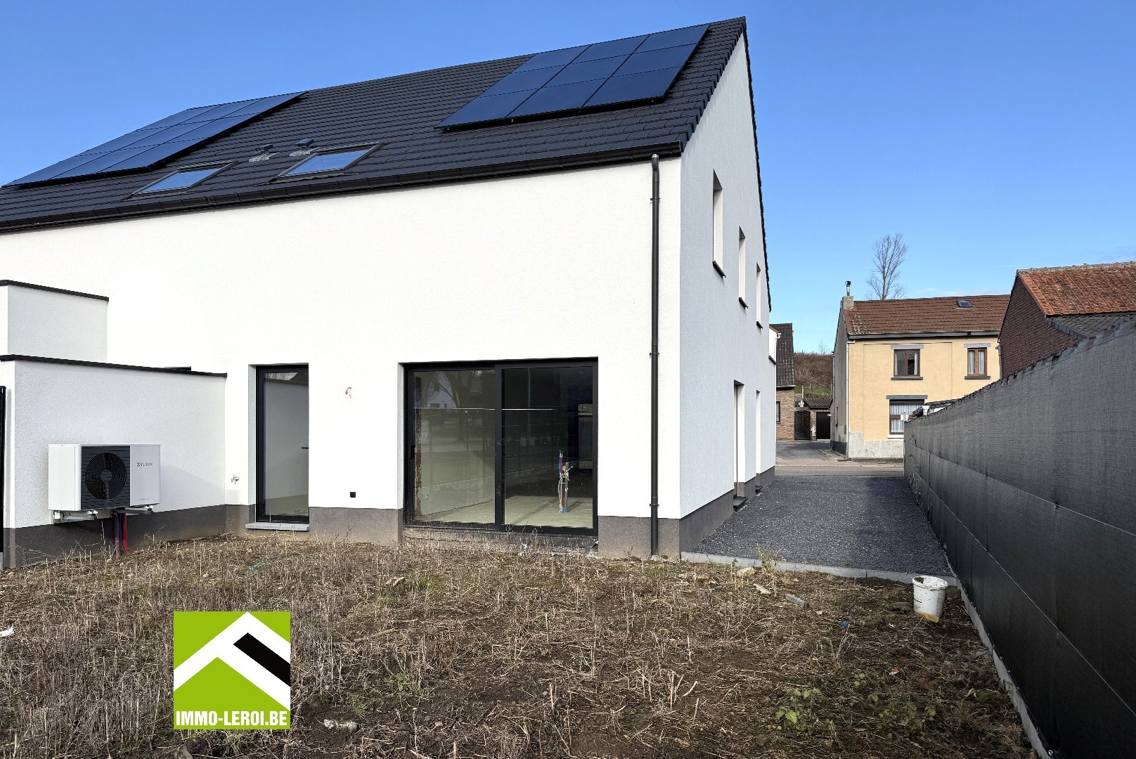 achtergevel - terras