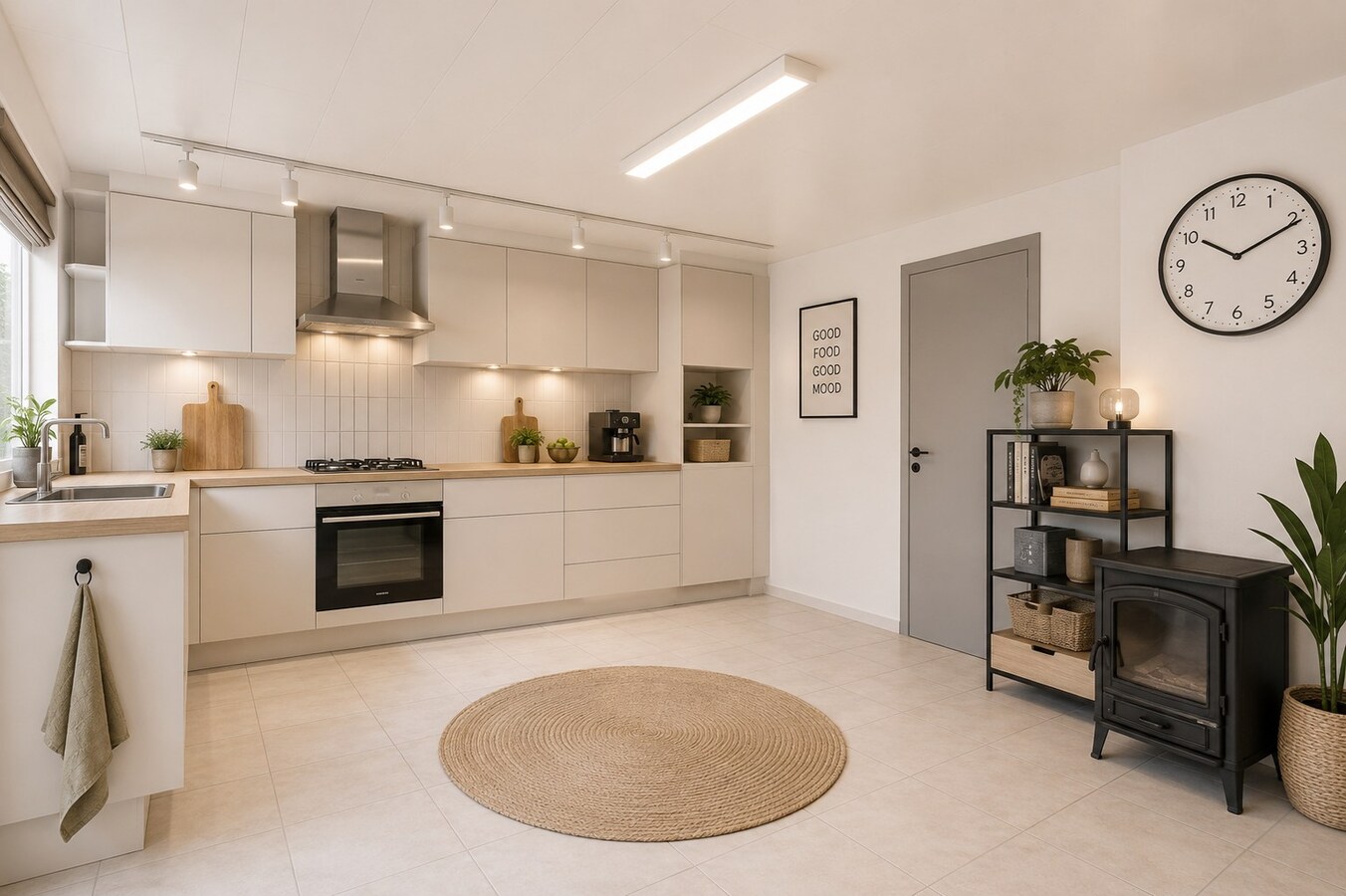 Centrumwoning met 4 slaapkamers en zonnige tuin te Moen! 