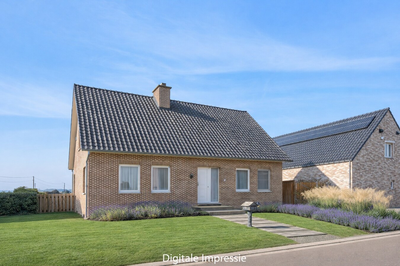 Comfortabele woning met sterke energieprestatie (label A), in landelijk woongebied. 