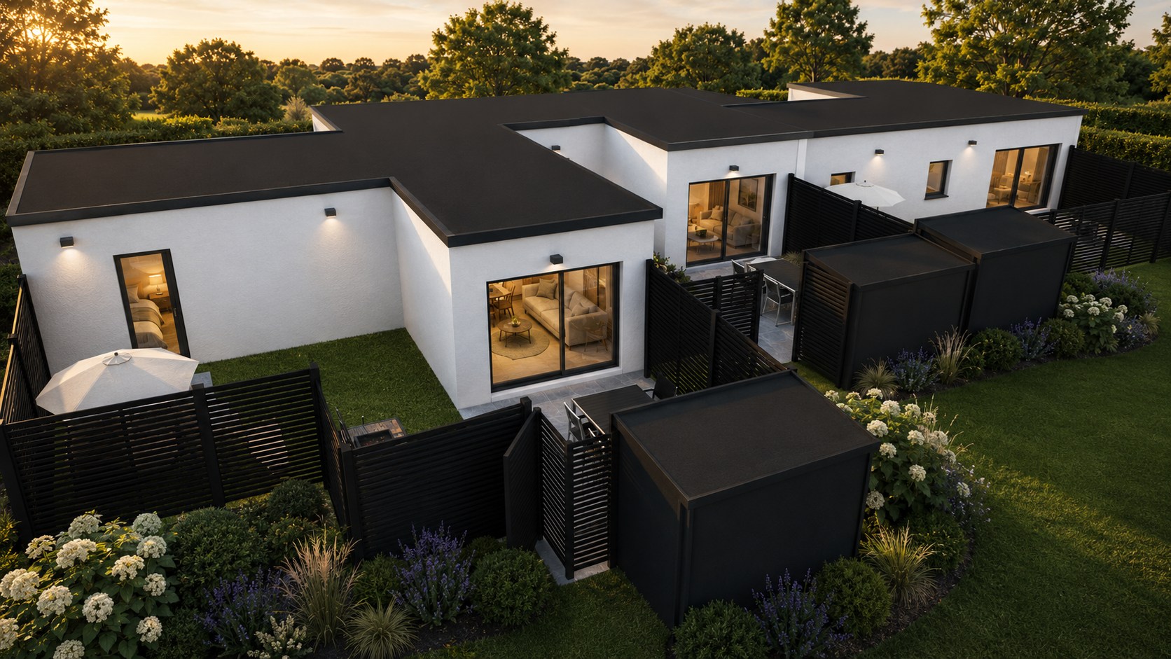 Totaal gerenoveerde vakantiewoning (type bungalow) met 1 slaapkamer te Koksijde. 