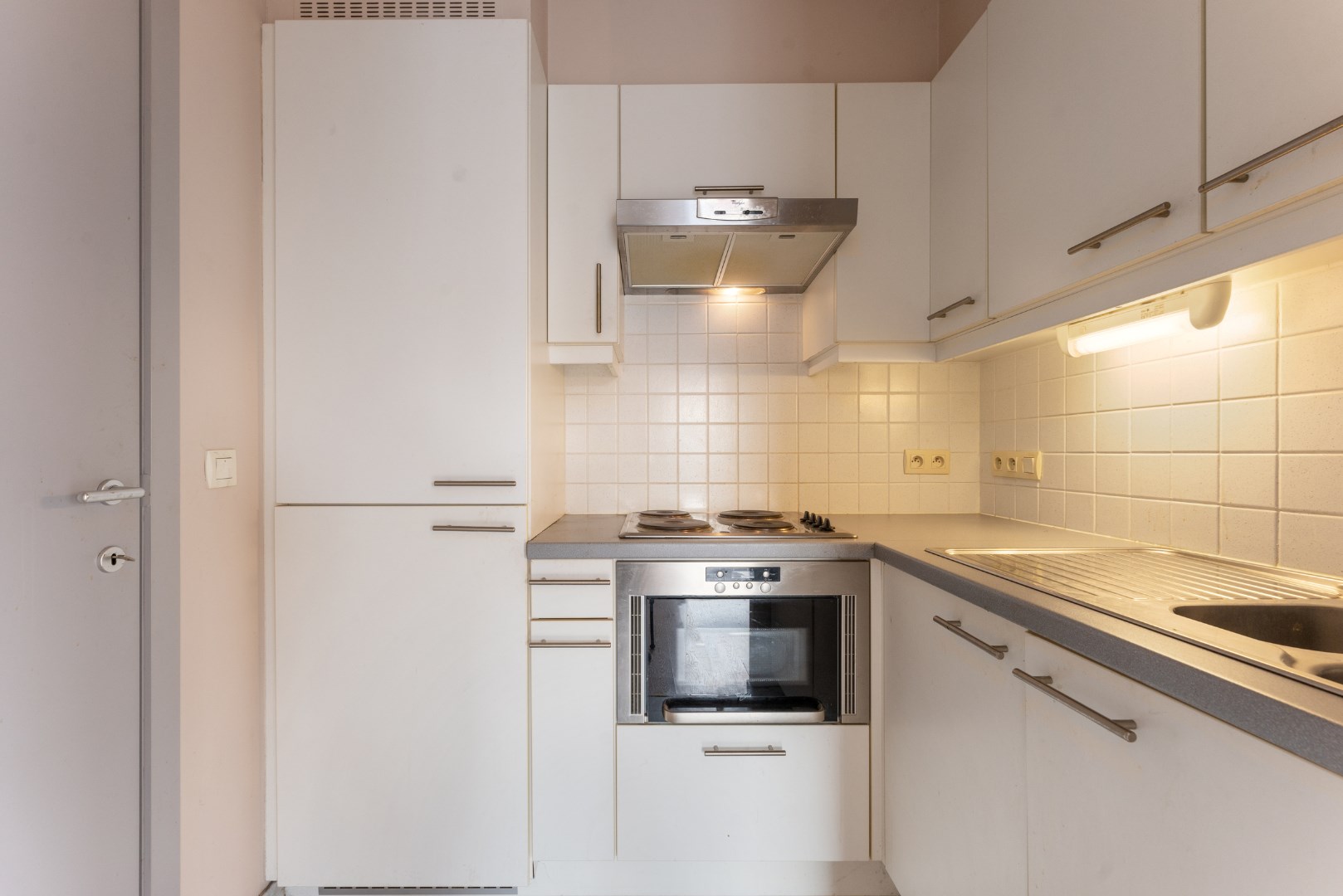 hoek appartement met 1slaapkamer 