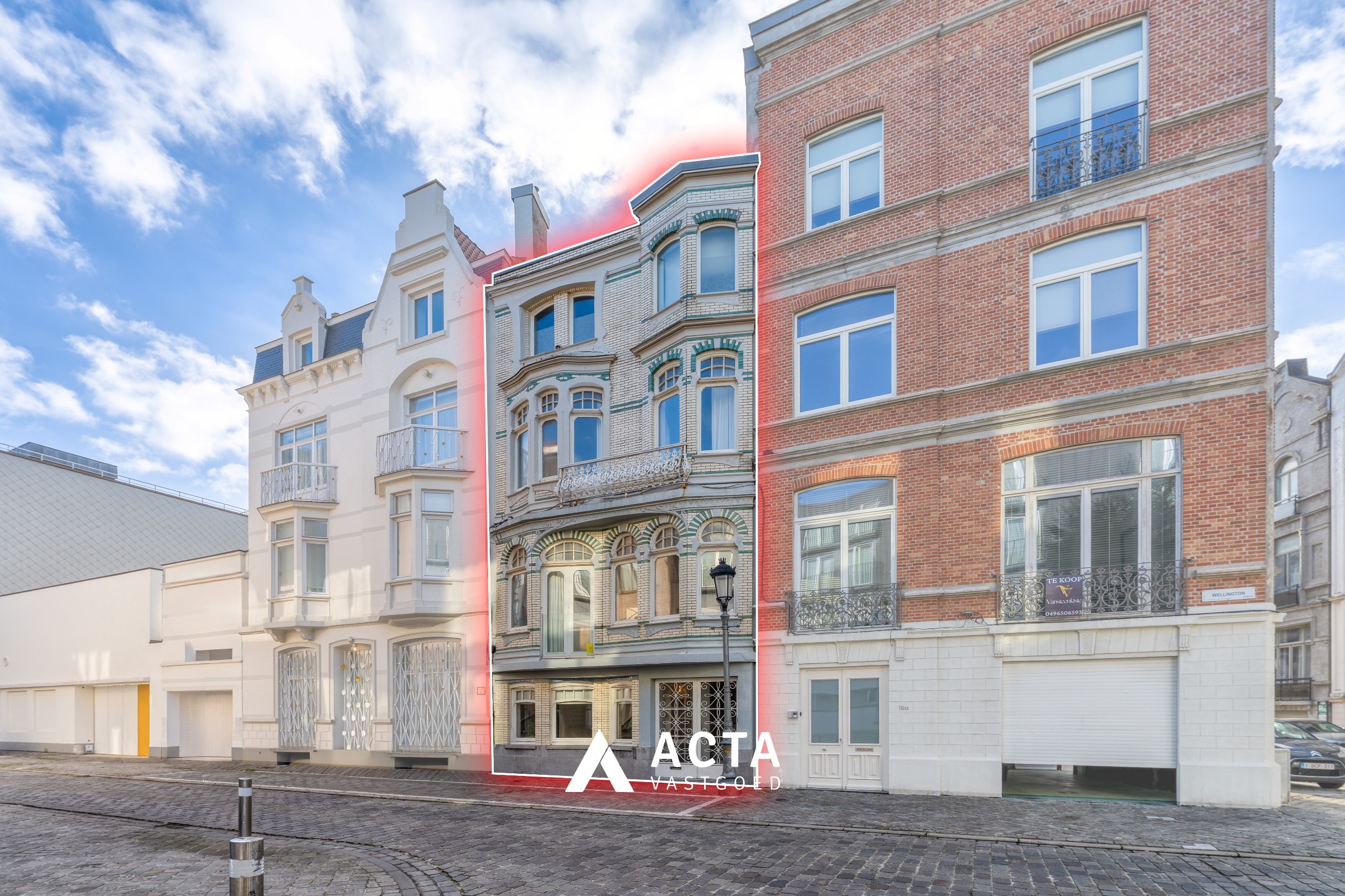 Gerenoveerd herenhuis in het centrum van Oostende 