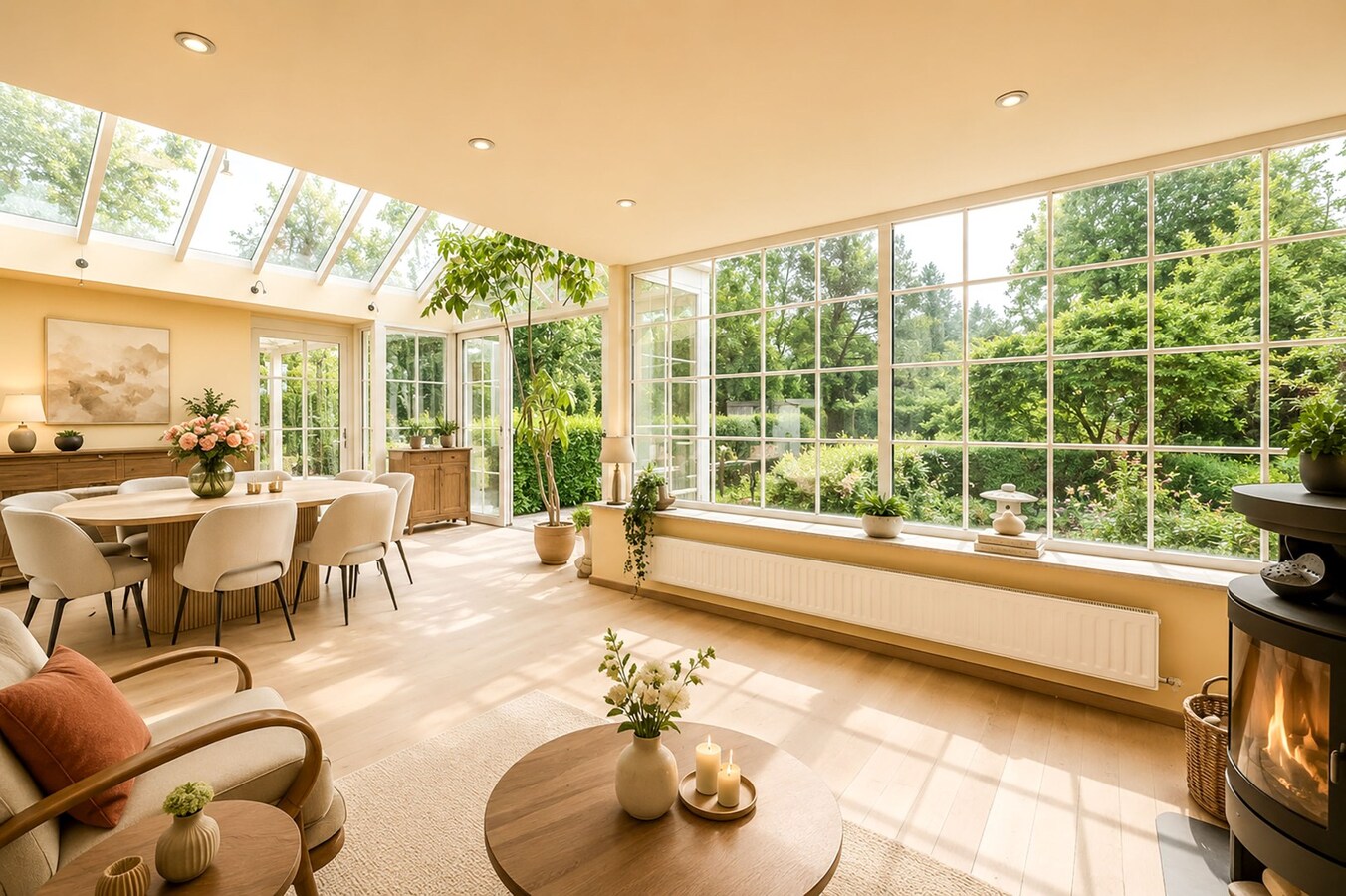 Ruim en charmant landhuis met 4 slpks en prachtige tuin 