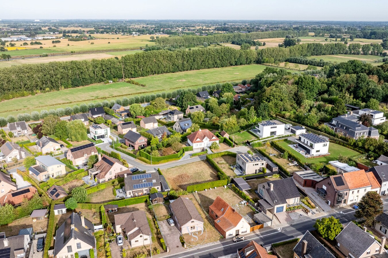 Uniek bouwperceel, op het einde van een pijpekop. 