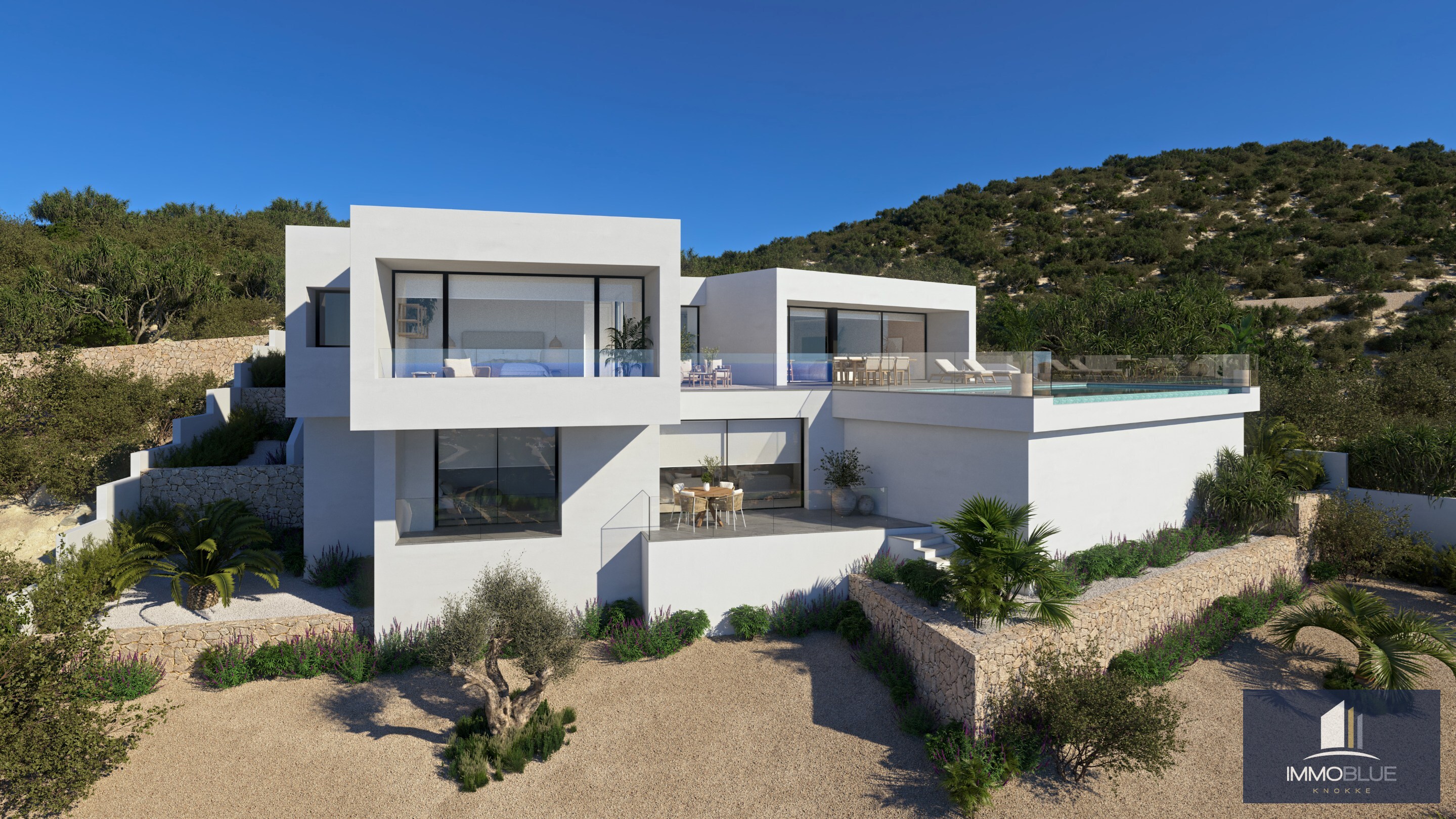 Luxe et tranquillité au bord de la Méditerranée. 