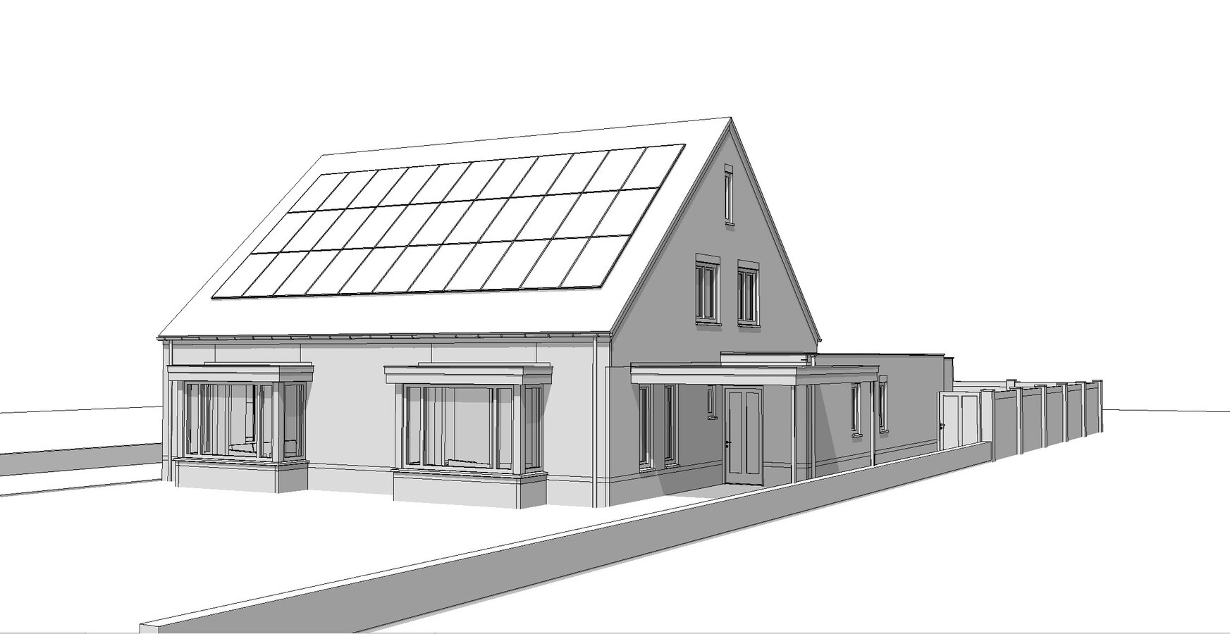 2 bouwkavels te koop voor de bouw van 2 halfvrijstaande levensloopbestendige woningen met vrij uitzicht over landerijen. 
