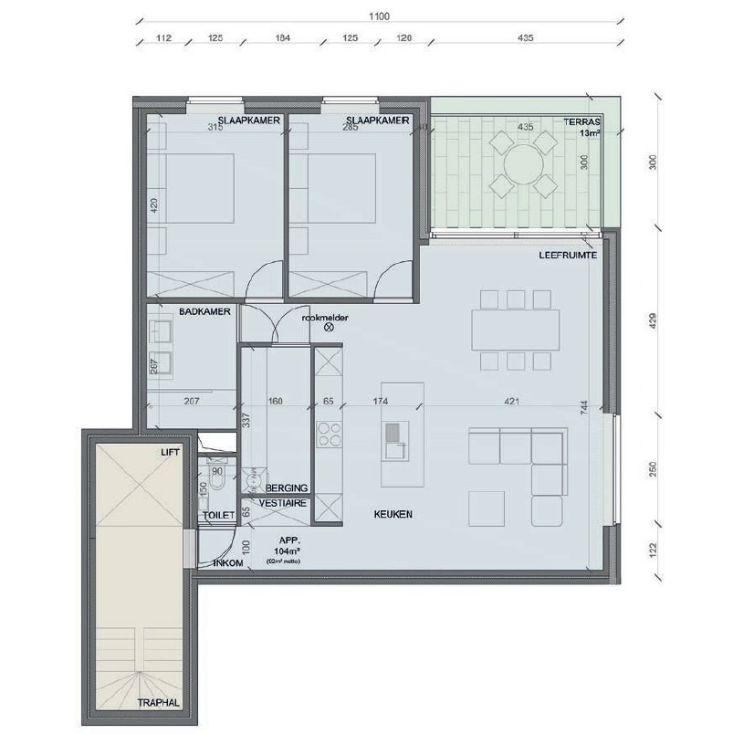 Prachtig nieuwbouwappartement op unieke ligging te Houthulst 