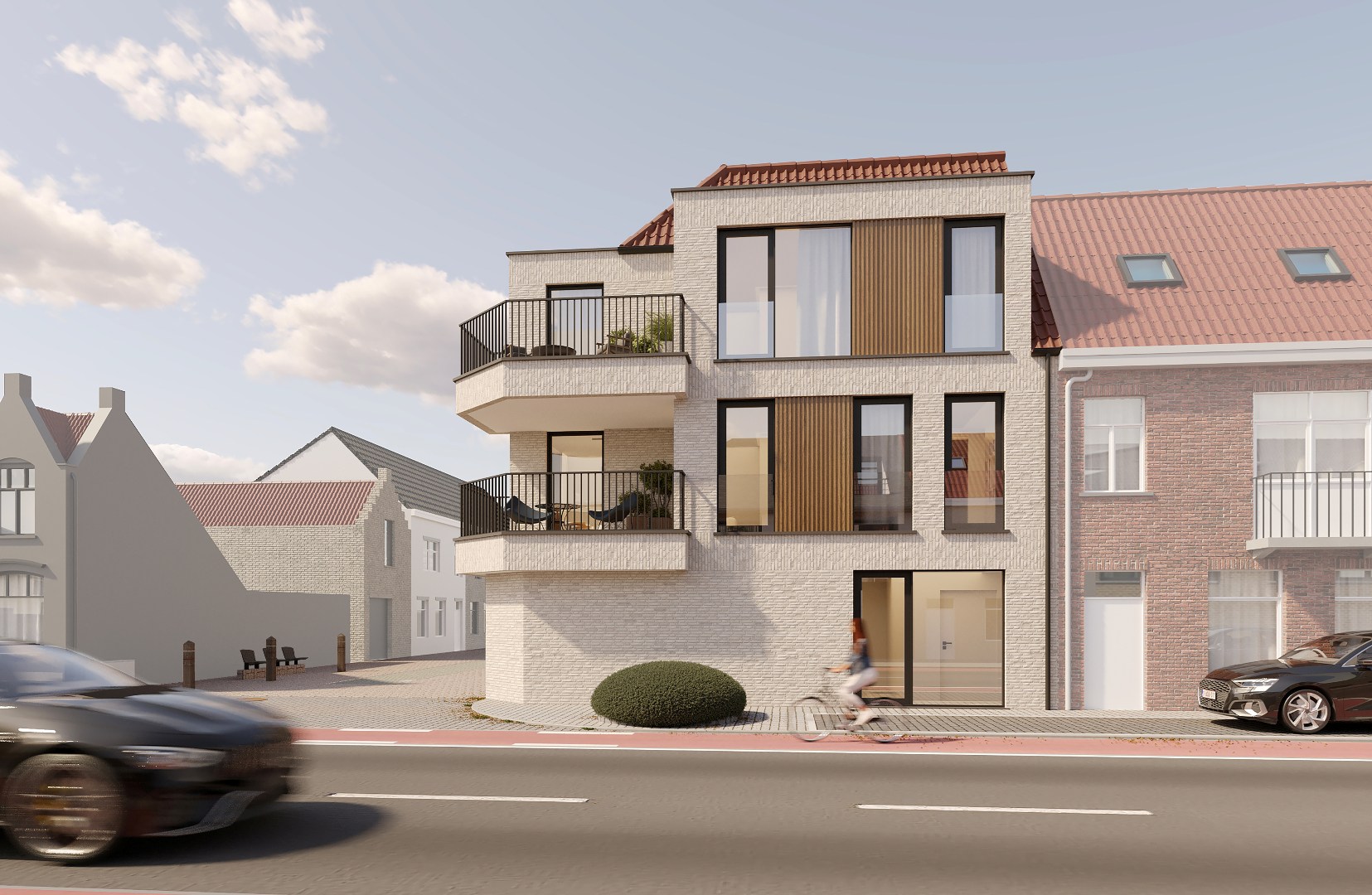 Ruim nieuwbouwappartement met 2 slaapkamers op centrale ligging in Middelkerke 