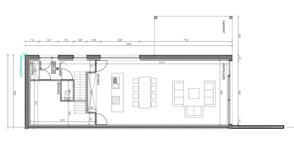 Moderne halfopen nieuwbouwwoning met 3 slaapkamers 