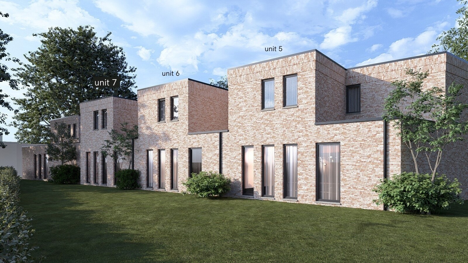 Moderne, Bijna Energie Neutrale stadswoning met private tuin in het centrum van Stokkem! 