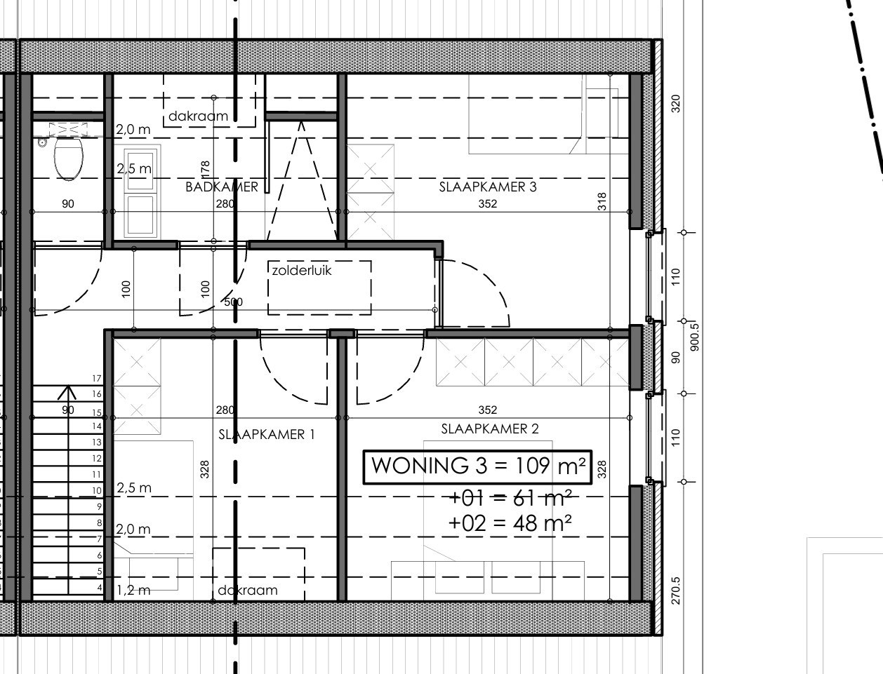 Interessante nieuwbouwduplex met 3 slaapkamers &amp; ruim zonnig terras 