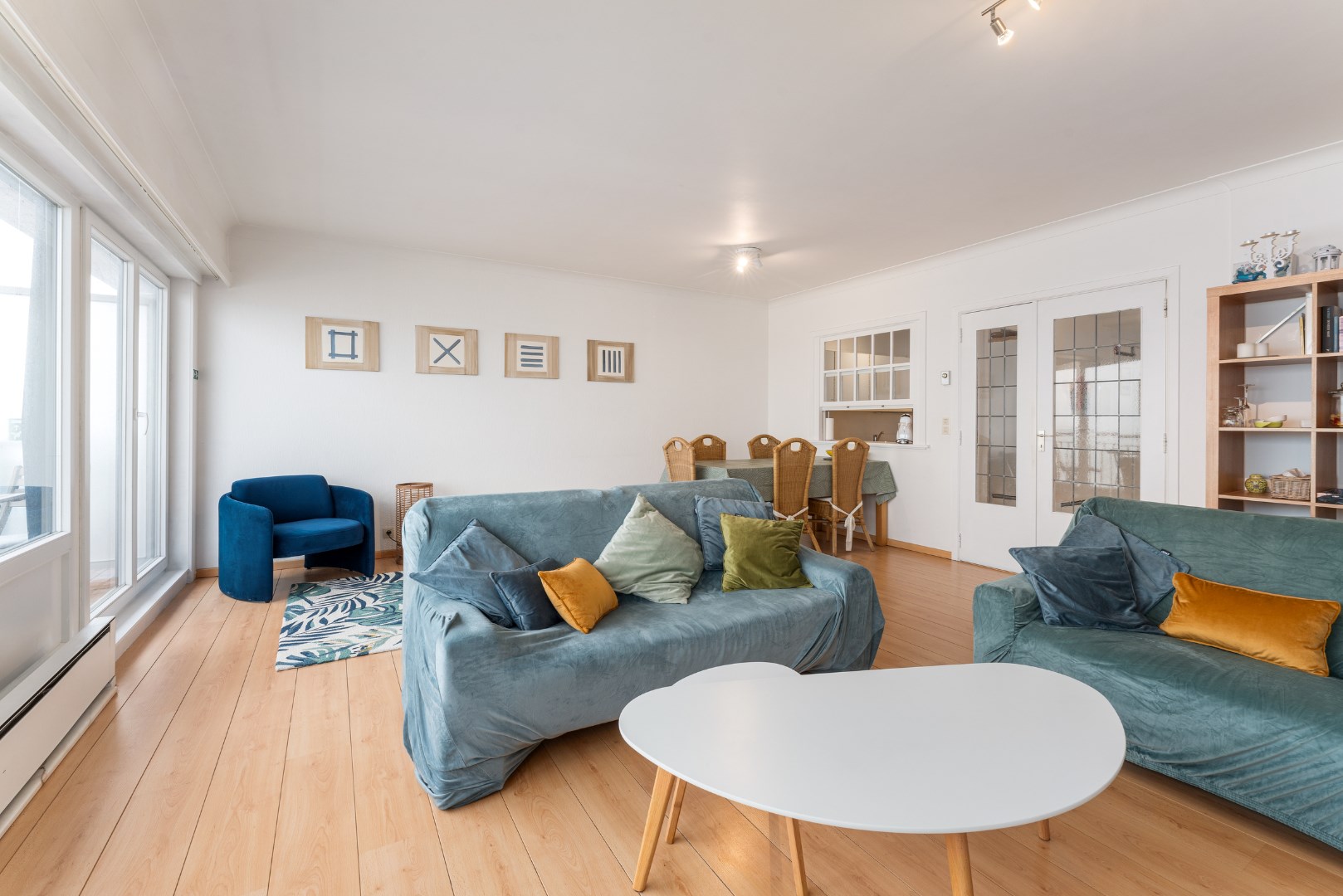 Appartement de vacances au centre d'Ostende avec une vue imprenable sur la mer et la ville 