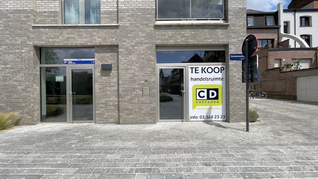 Nieuwbouw casco handelsruimte te koop in Tinelpark te Mechelen