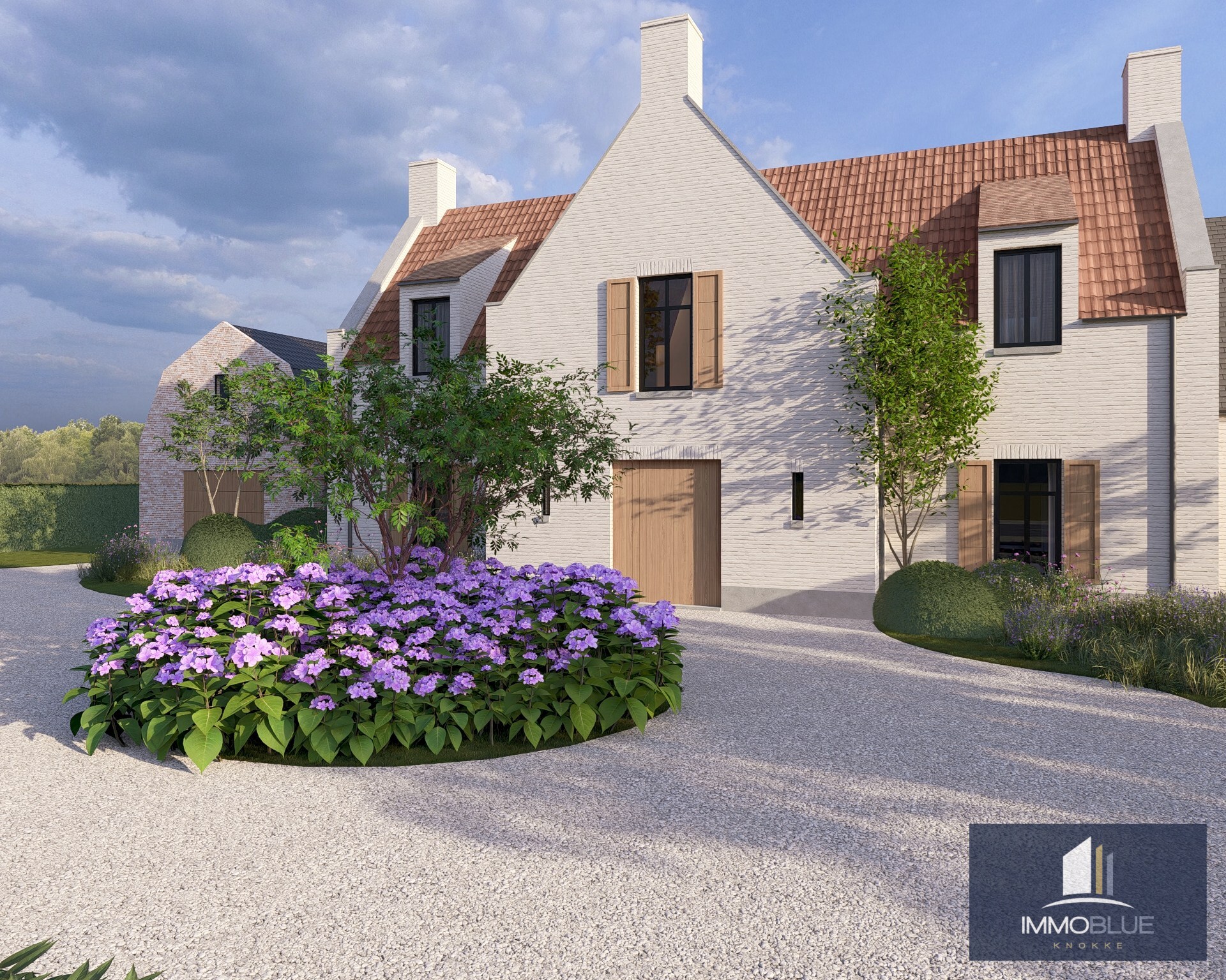 Exclusieve bouwgrond met open zicht gelegen aan het Zwin met goedgekeurde bouwplannen. 