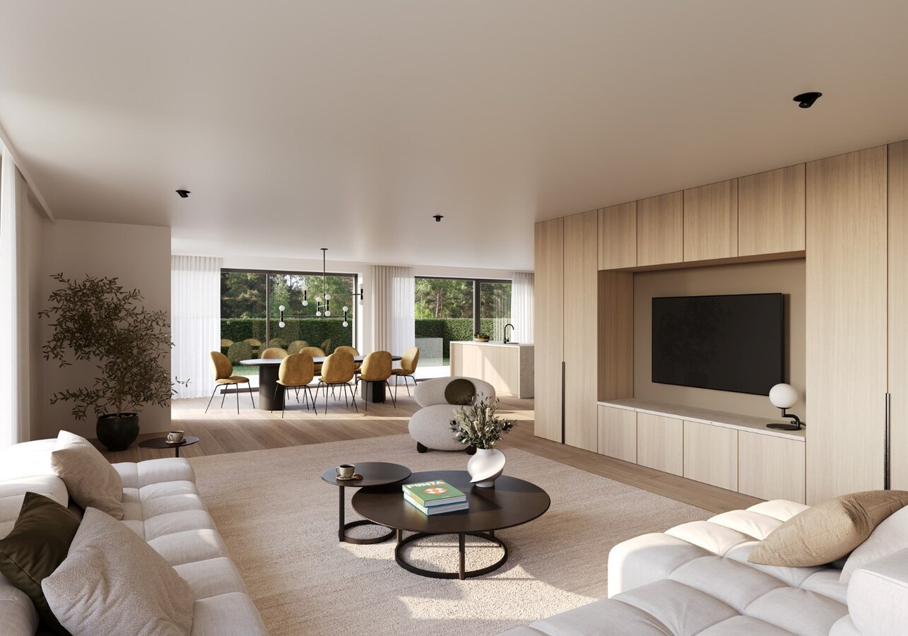 Nieuwbouwwoning met 4 slaapkamers afgewerkt met hoogwaardige kwalitatieve materialen 