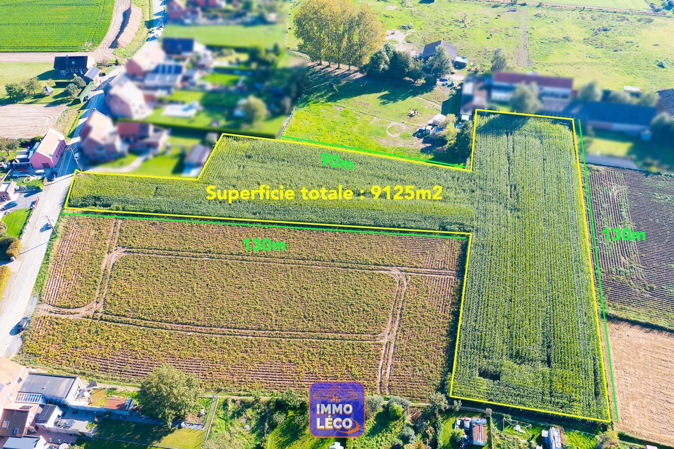 Terrain de 9125m² dans la campagne d'Amougies ! 