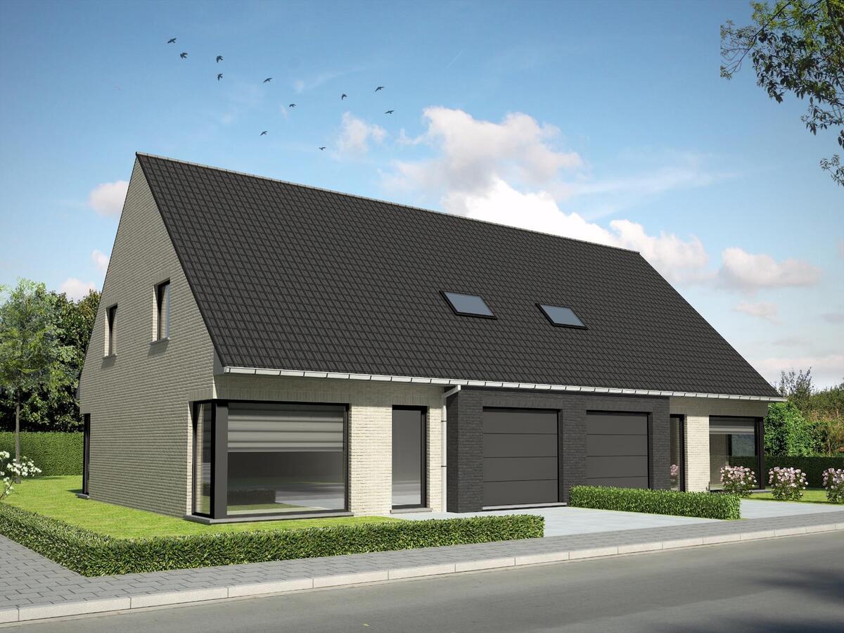 MODERNE HALF OPEN BEBOUWING IN NIEUWE VERKAVELING TE BREDENE 