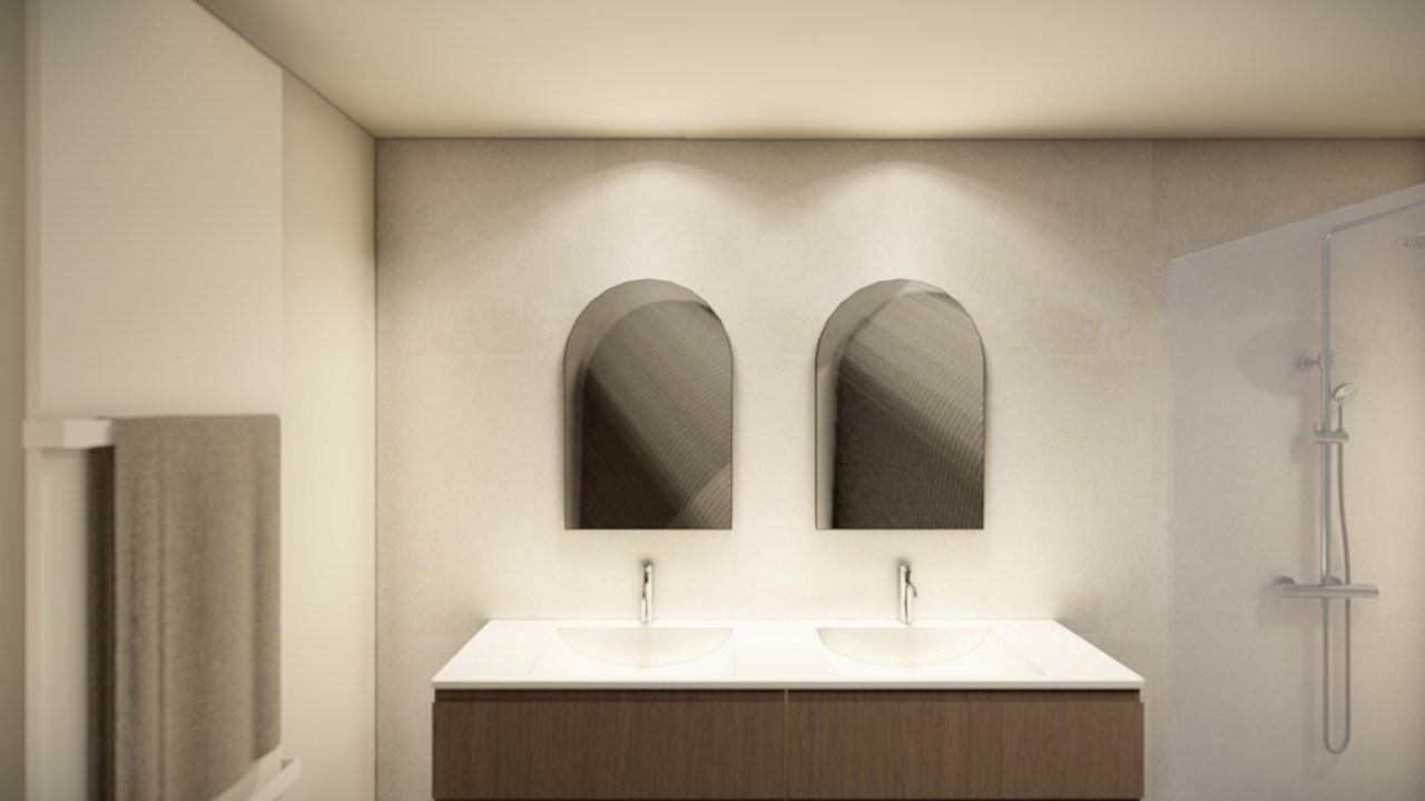 Duplex-appartement met 3 slpk. en ruim terras in Mol-Sluis 