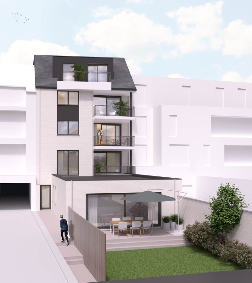 Nieuwbouw benedenwoning met tuin en 2 slaapkamers 