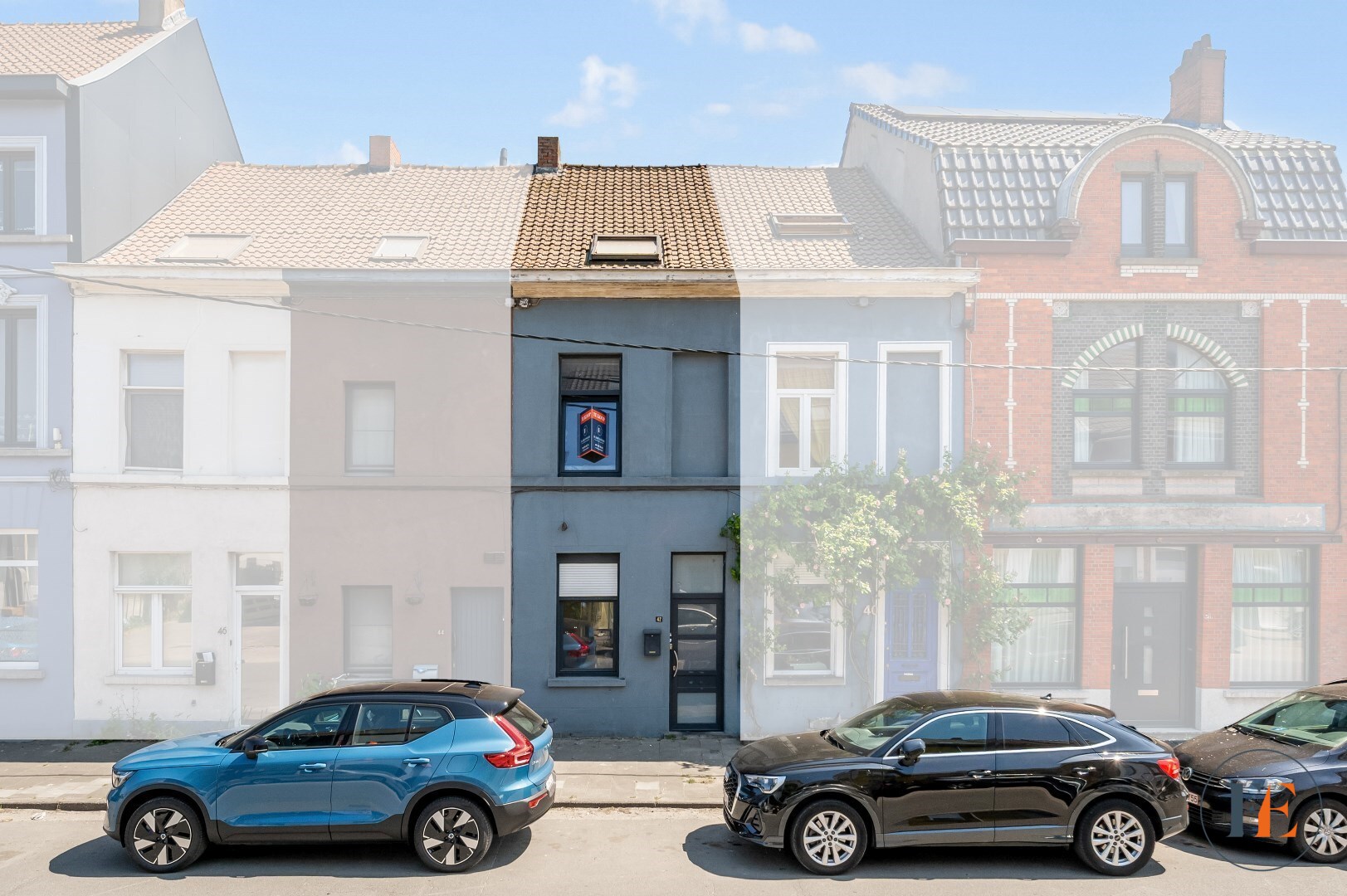 Te renoveren woning met stadskoer 