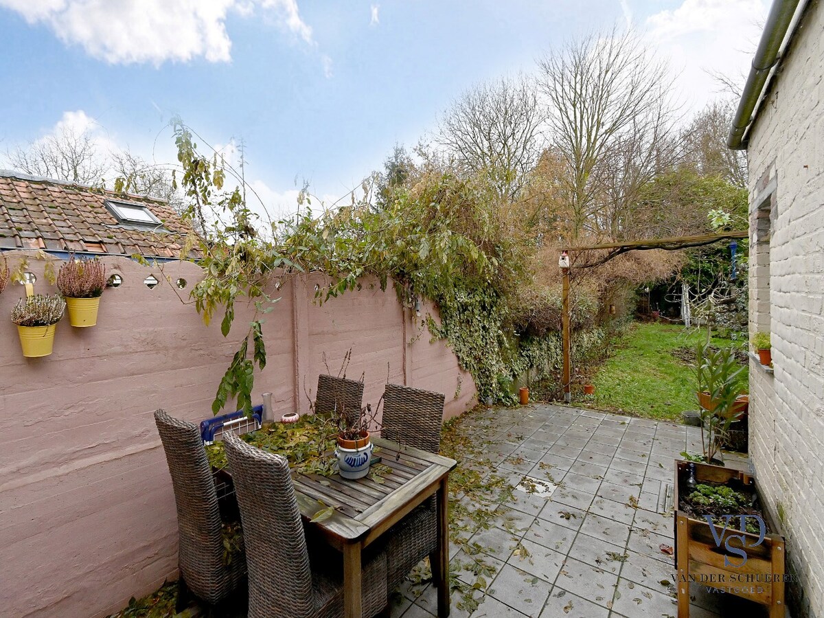 Gezellige rijwoning met tuin. 