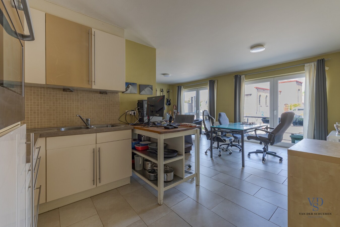Goed gelegen 2 slpk-appartement. 