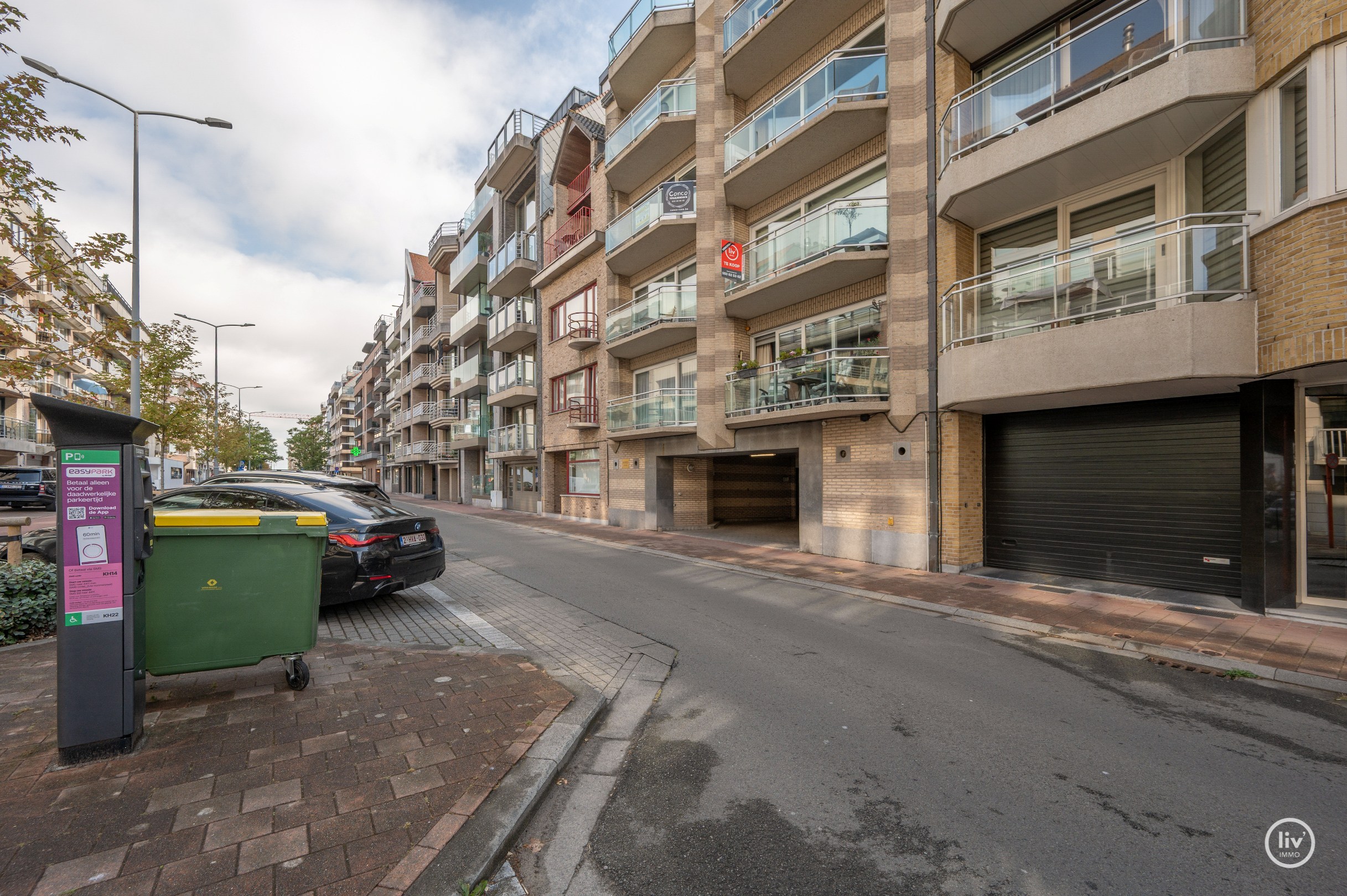 Appartement spacieux et agréable avec 2 chambres à coucher au centre de Knokke 