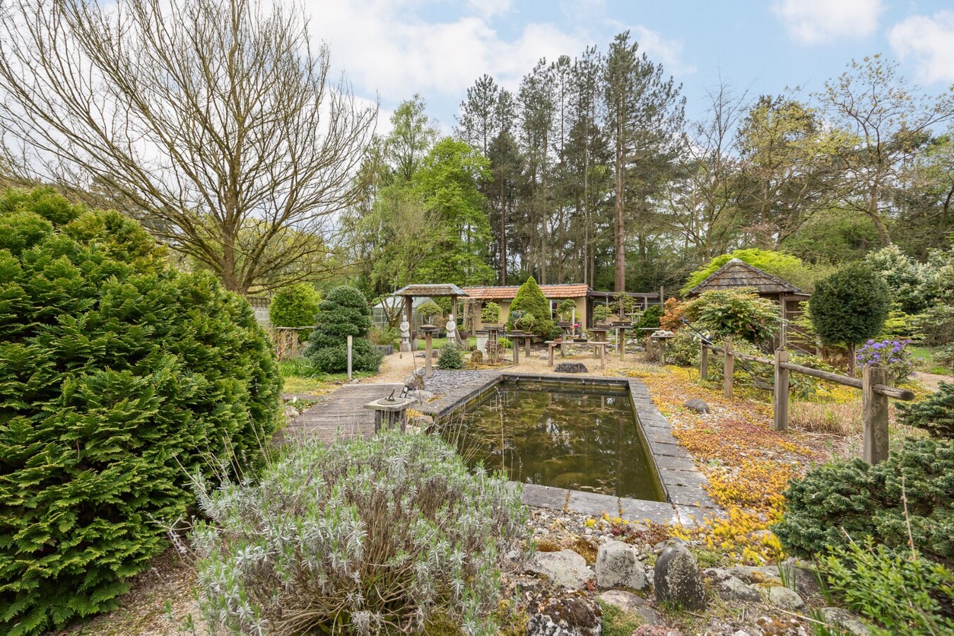 Rustig wonen in het groen –  gelijkvloerse woning op riant perceel van 2178 m² 