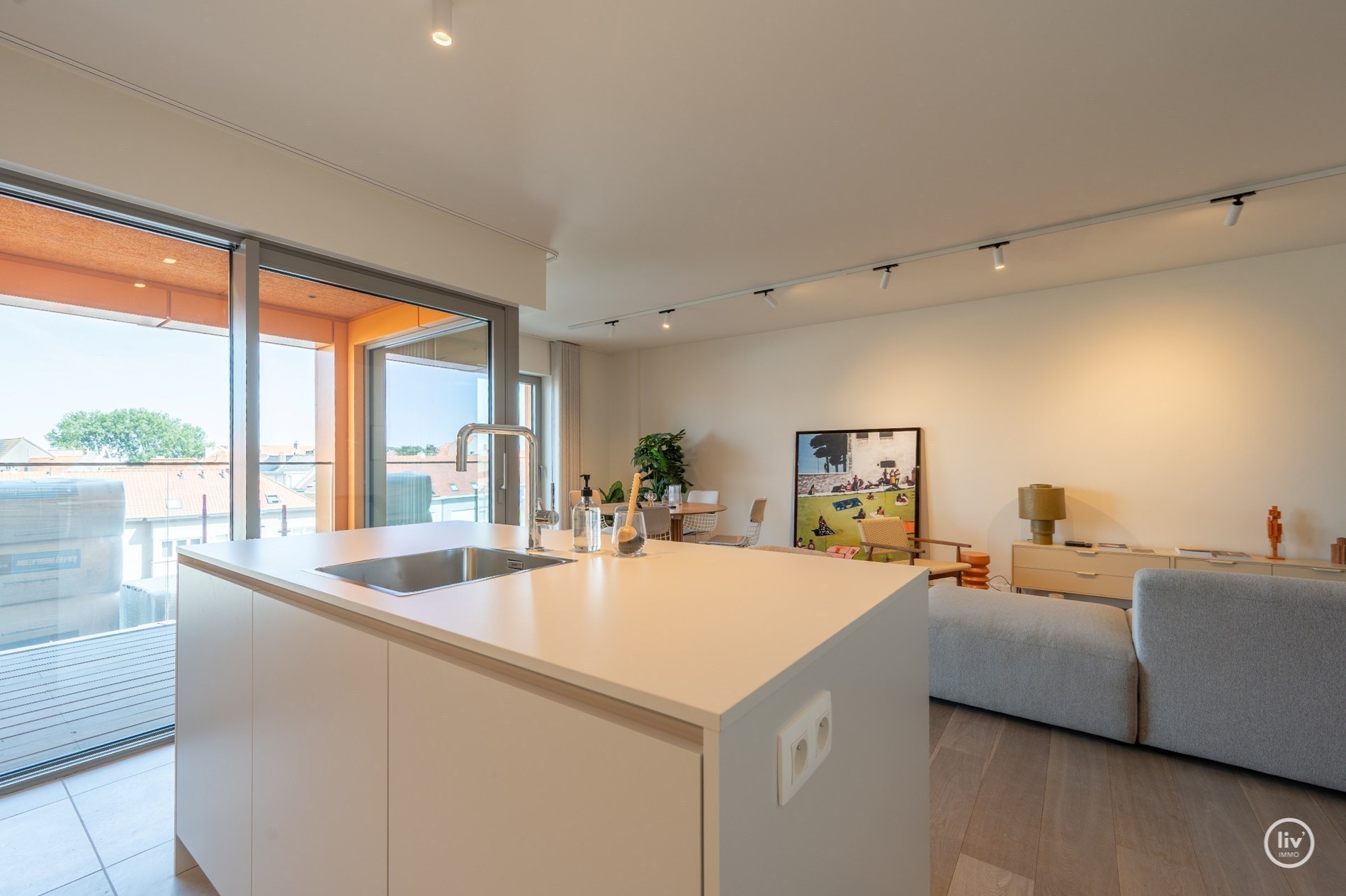 Appartement de 2 pièces bien situé à la Résidence Hoost. 