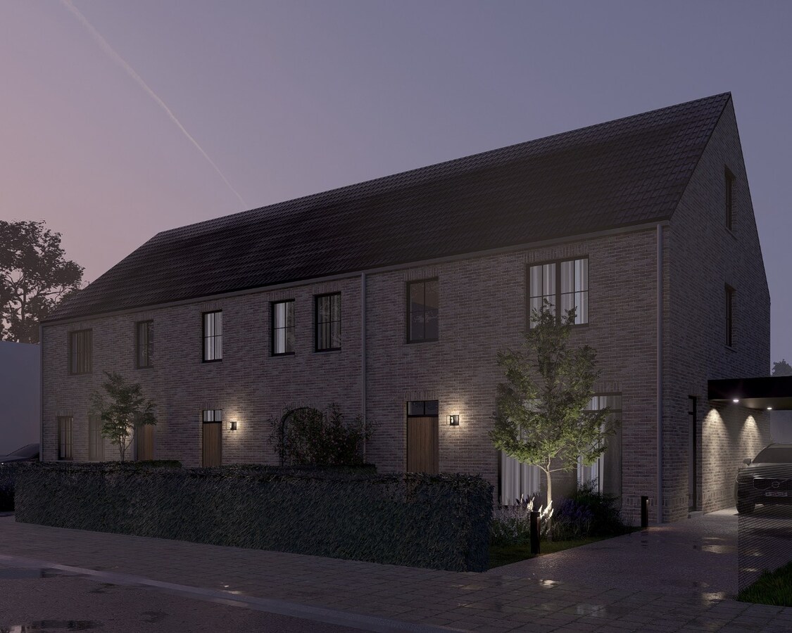 Landelijk project van 3 nieuwbouwwoningen op een rustige locatie te Bree! 