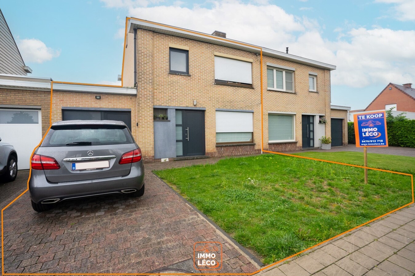 Maison entièrement rénovée, garage, parking, jardin. 