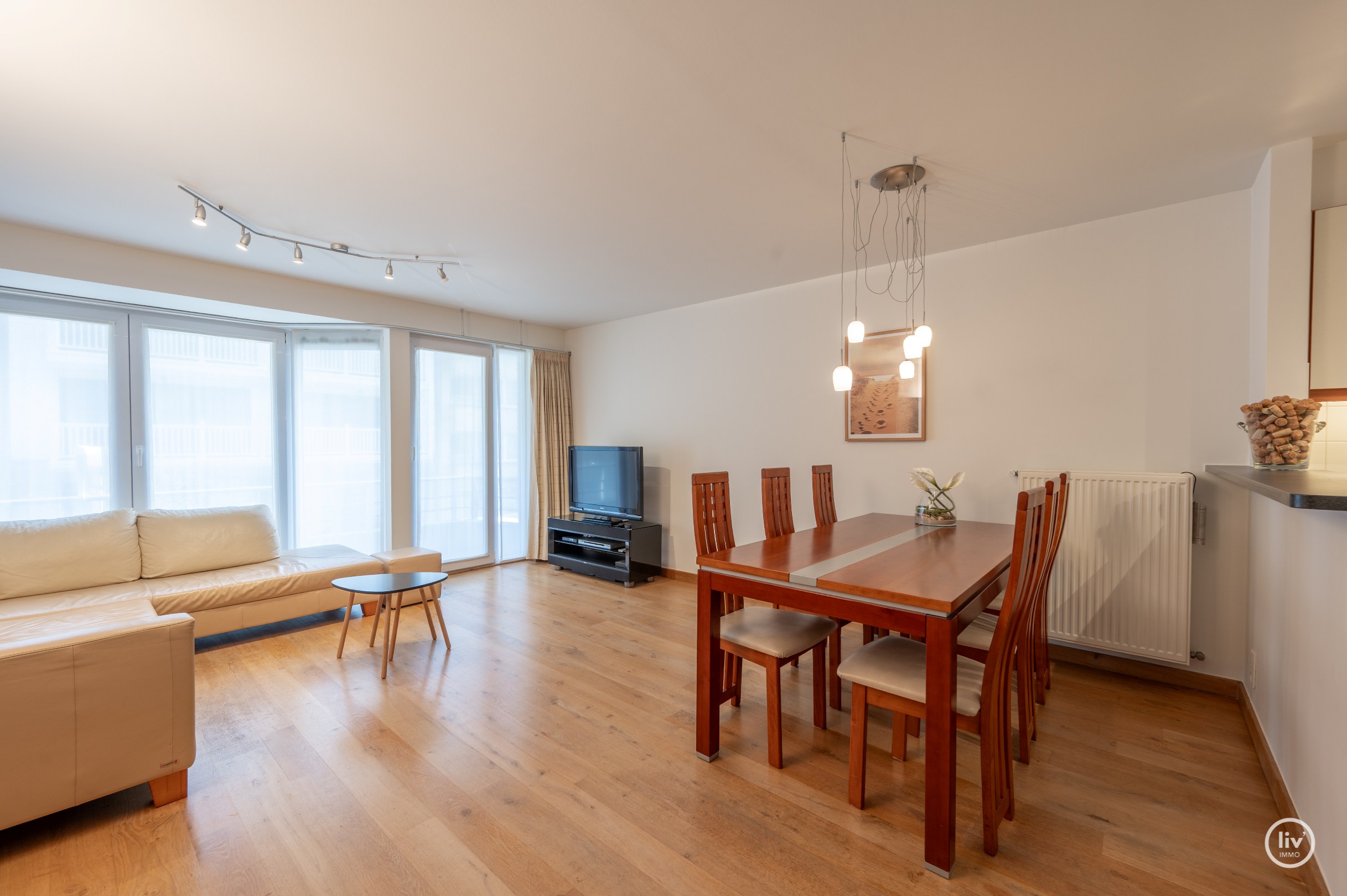 Appartement agréable et lumineux idéalement situé à Knokke. 