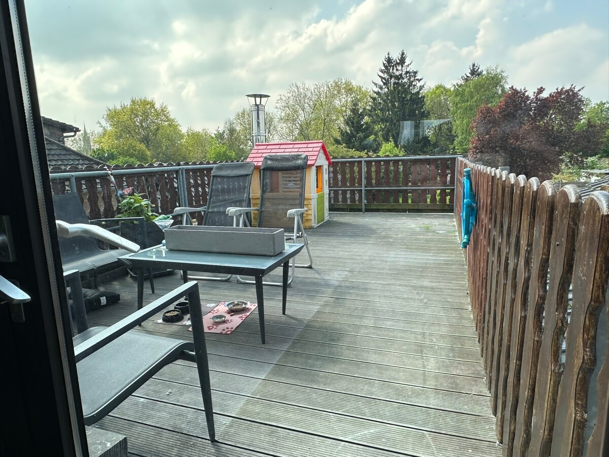 Appartement  met 2 slaapkamers en terras 
