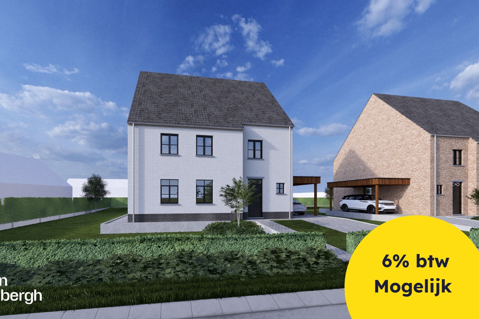 Exclusieve landelijke nieuwbouwvilla op topligging nabij strand te Westende 