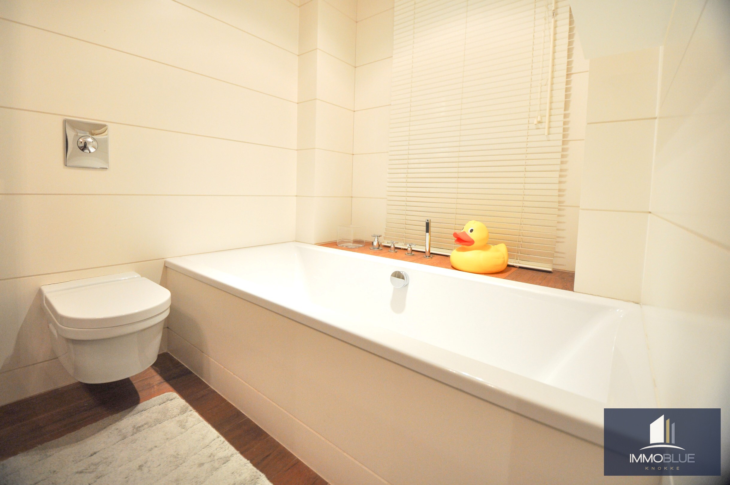 Appartement avec terrasse ensoleillée et garage intégré. 