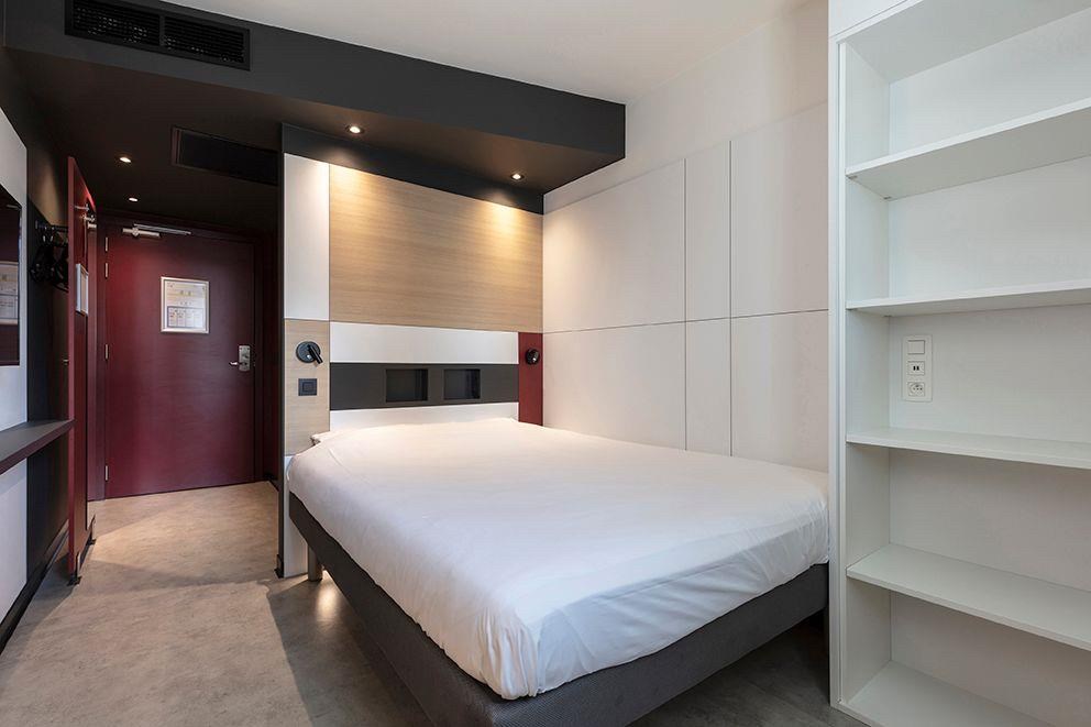 Mooie hotelkamer in het Ibis-hotel te Blankenberge 