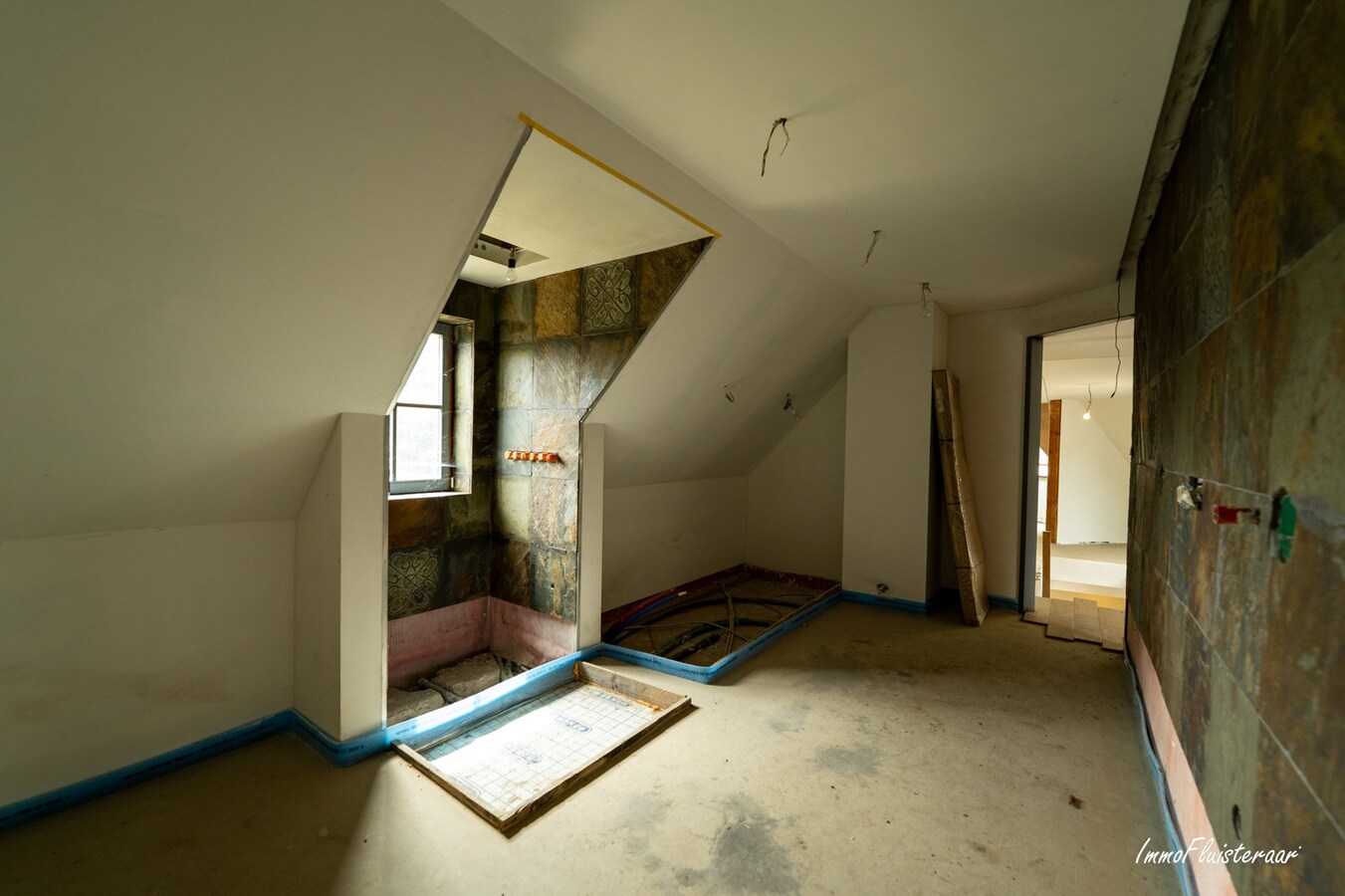 Hoogwaardige ruwbouwvilla met bijgebouw en weide 