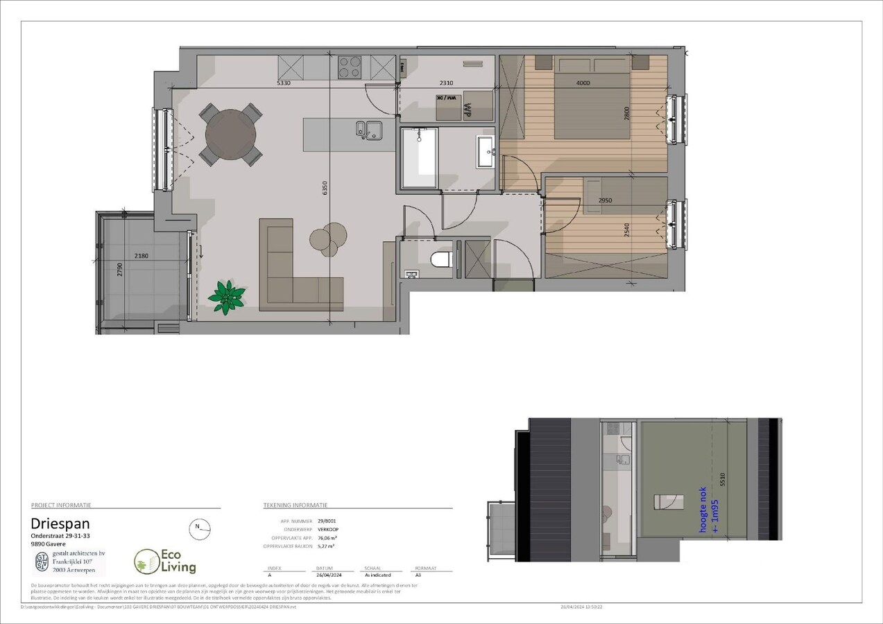 DrieSpan - Te Koop Appartement Gavere