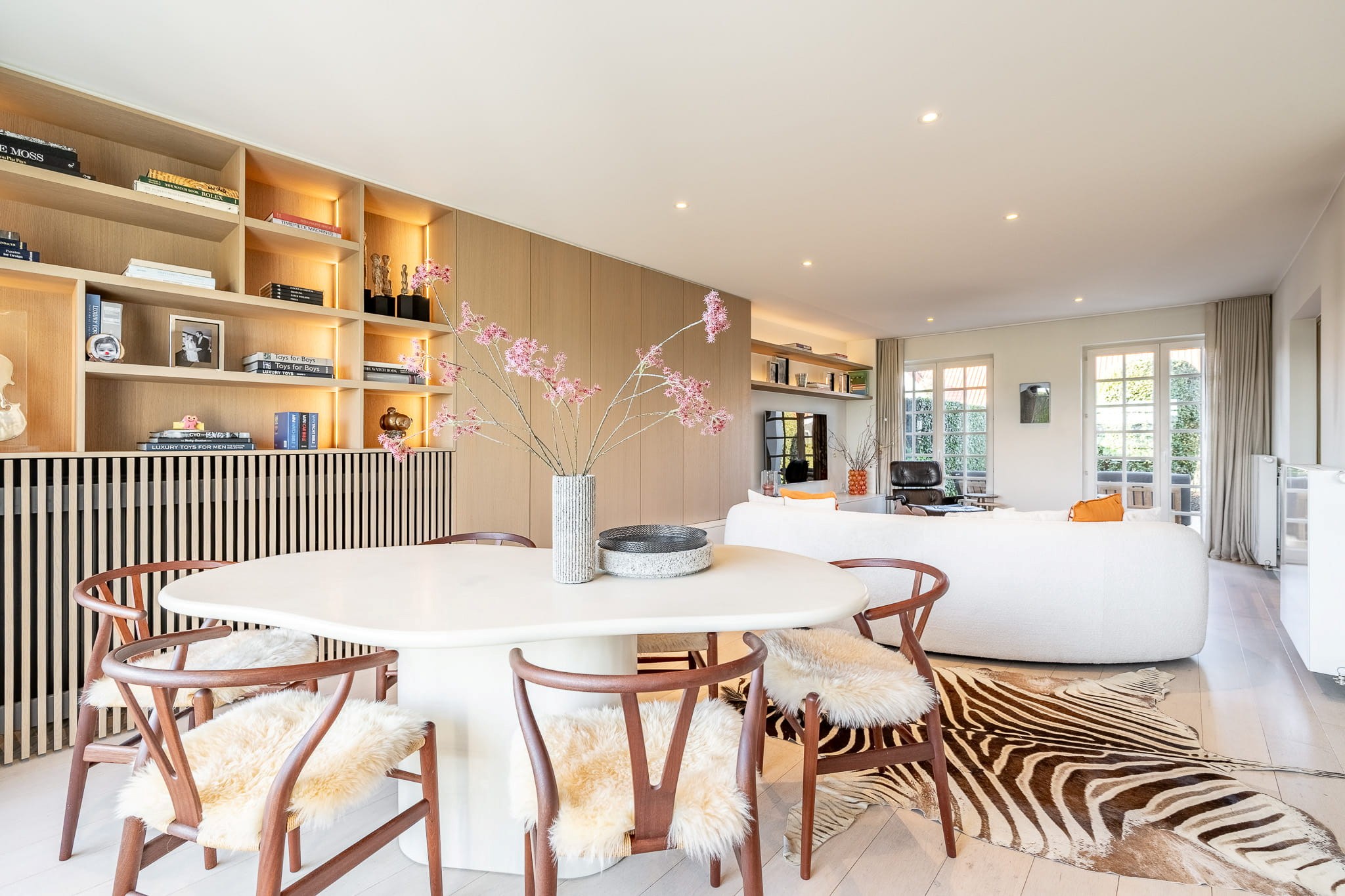 Maison récemment rénovée à vendre avec une vue magnifique sur les polders. 