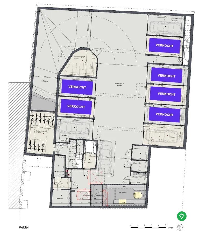 Nieuwbouwappartement met 2 slaapkamers en 2 terrassen in centrum Koekelare 