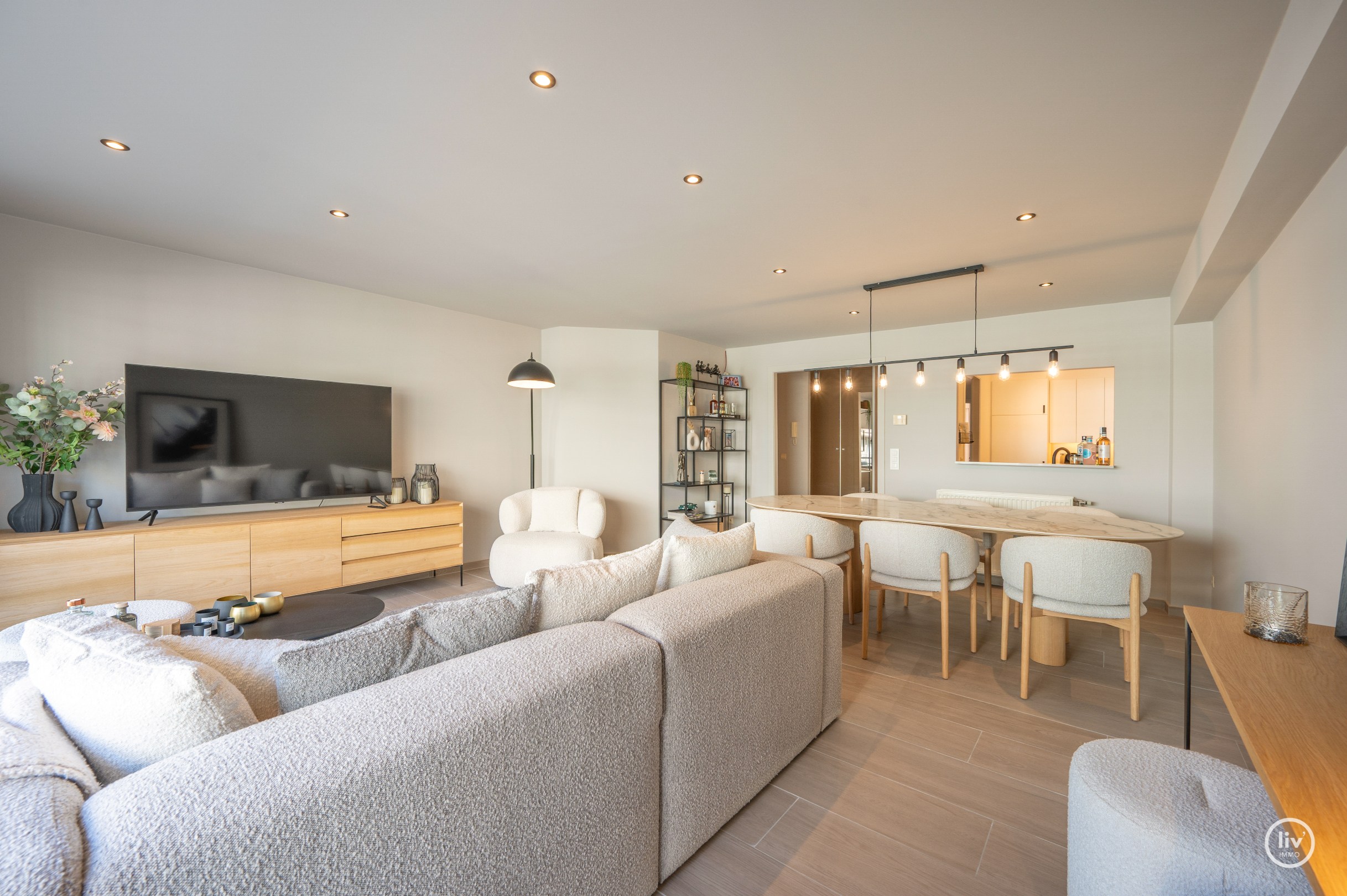 Appartement spacieux et agréable avec 2 chambres à coucher au centre de Knokke 