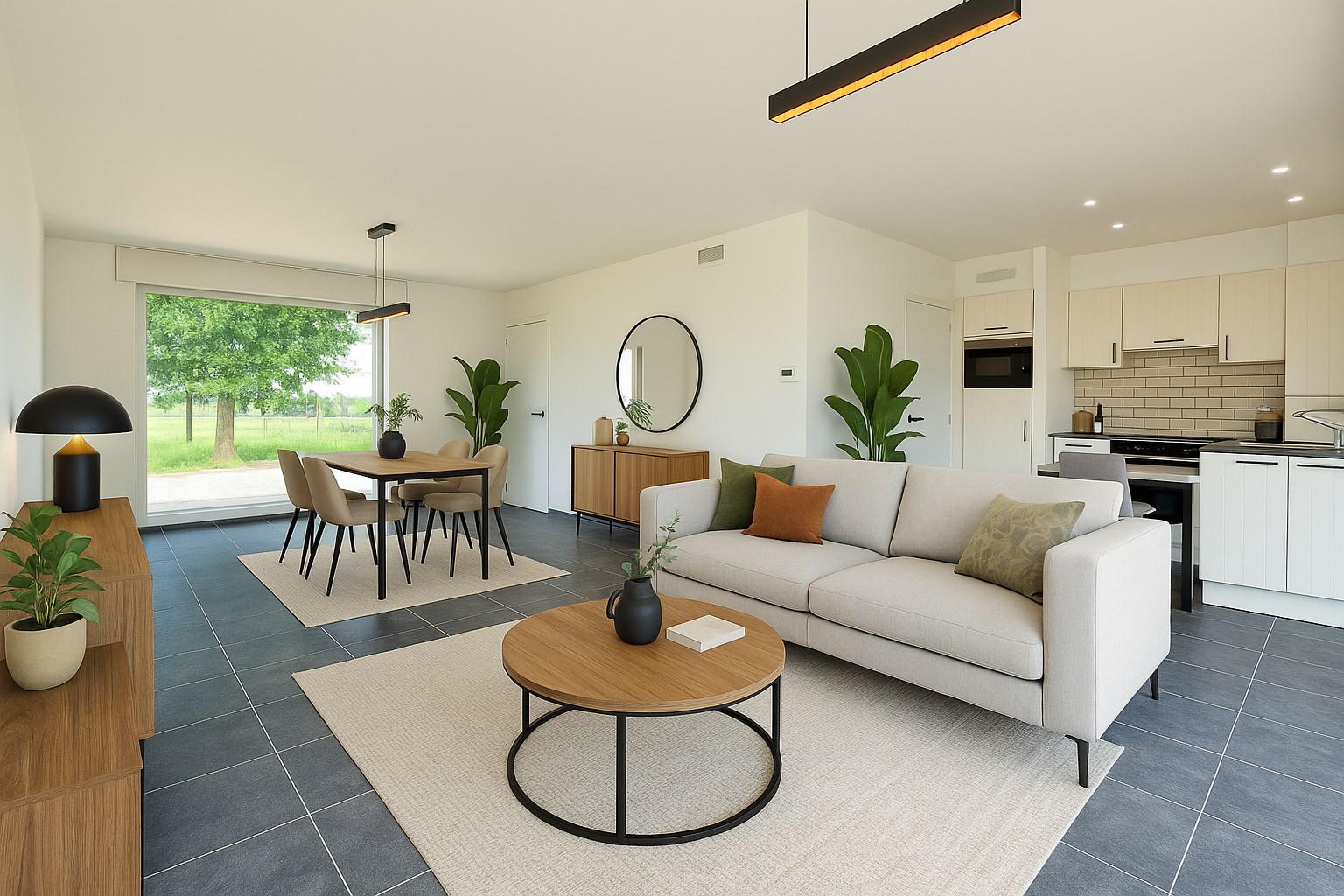 Moderne halfopen bebouwing met 3 slaapkamers. 