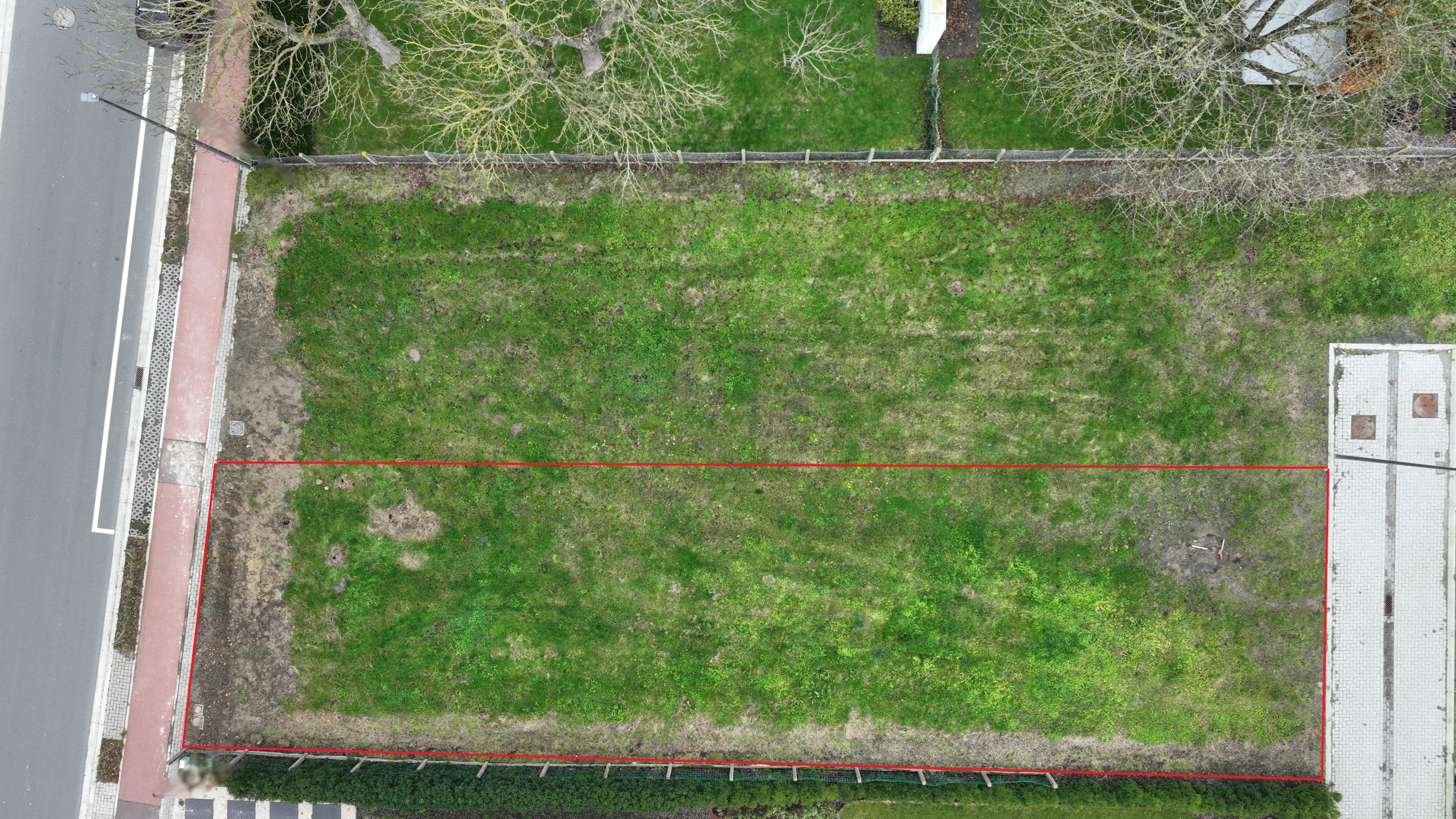 Bouwgrond voor halfopen bebouwing 